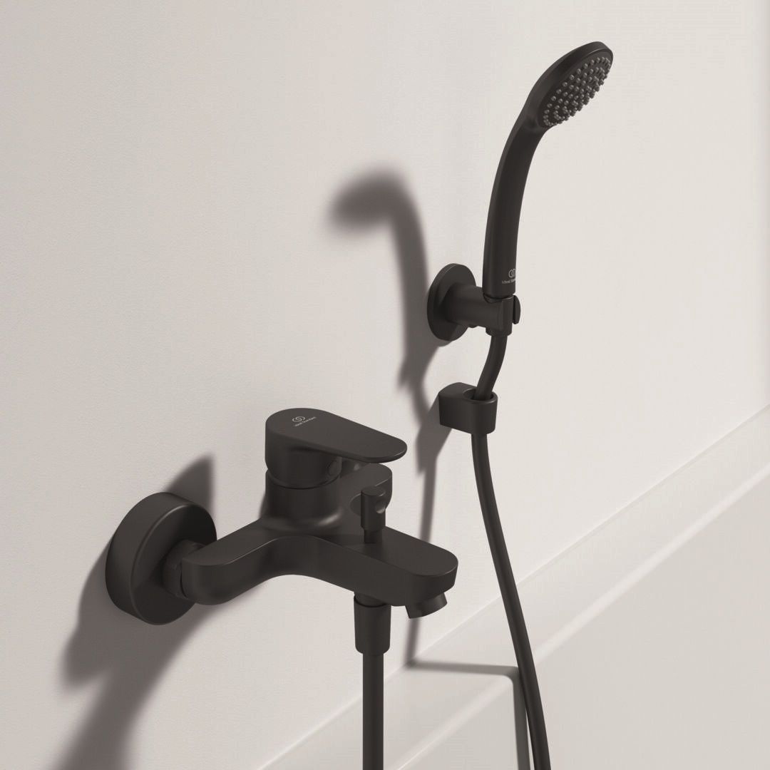 Ideal Standard Cerafine O Vaňová batéria so sprchovým príslušenstvom, čierna BC706XG - galéria #1
