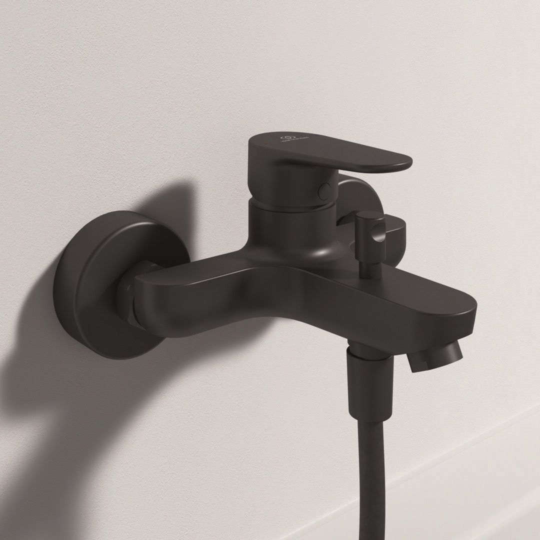Ideal Standard Cerafine O Vaňová nástenná batéria, čierna BC500XG - galéria #1