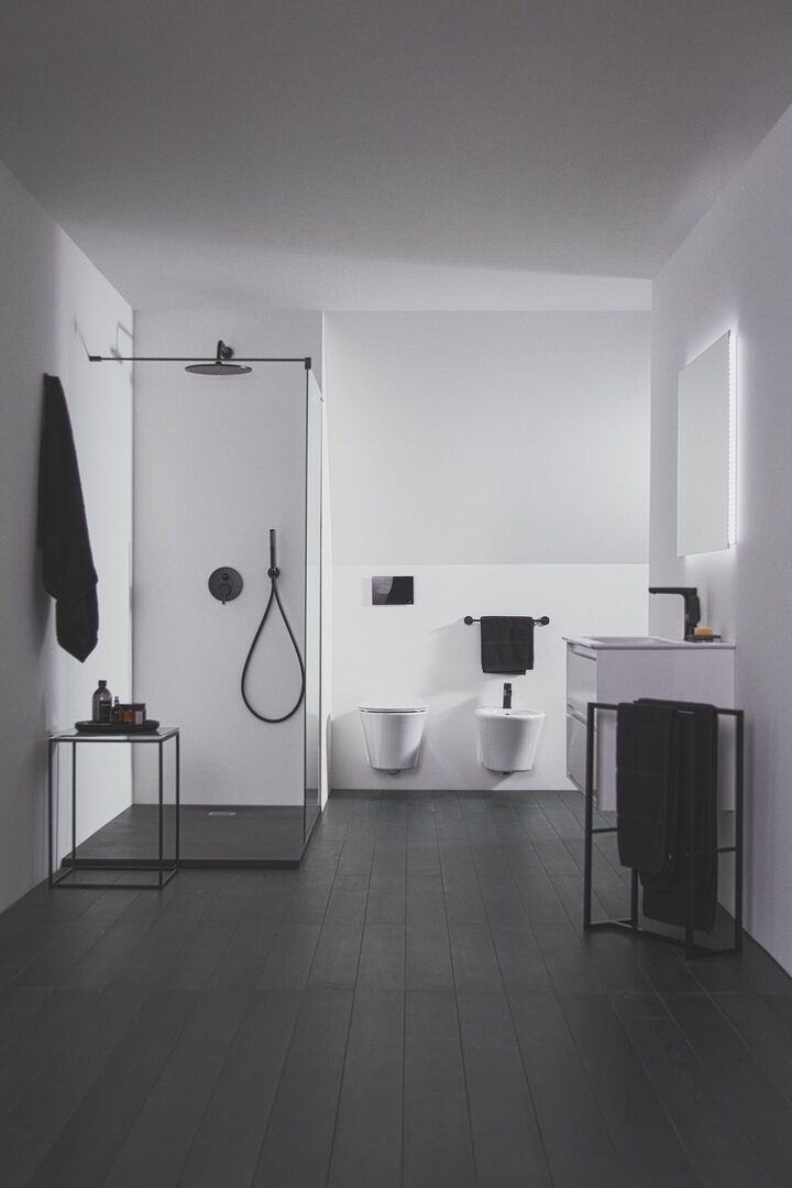 Ideal Standard Ceraline Umývadlová vaňová batéria vrátane telesa, čierna matná A6939XG - galéria #3