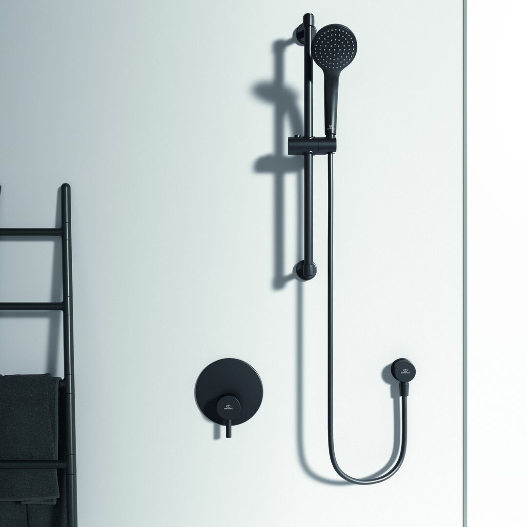 Ideal Standard Ceraline Sprchová batéria, bez telesa, matná čierna BD138XG - galéria #2