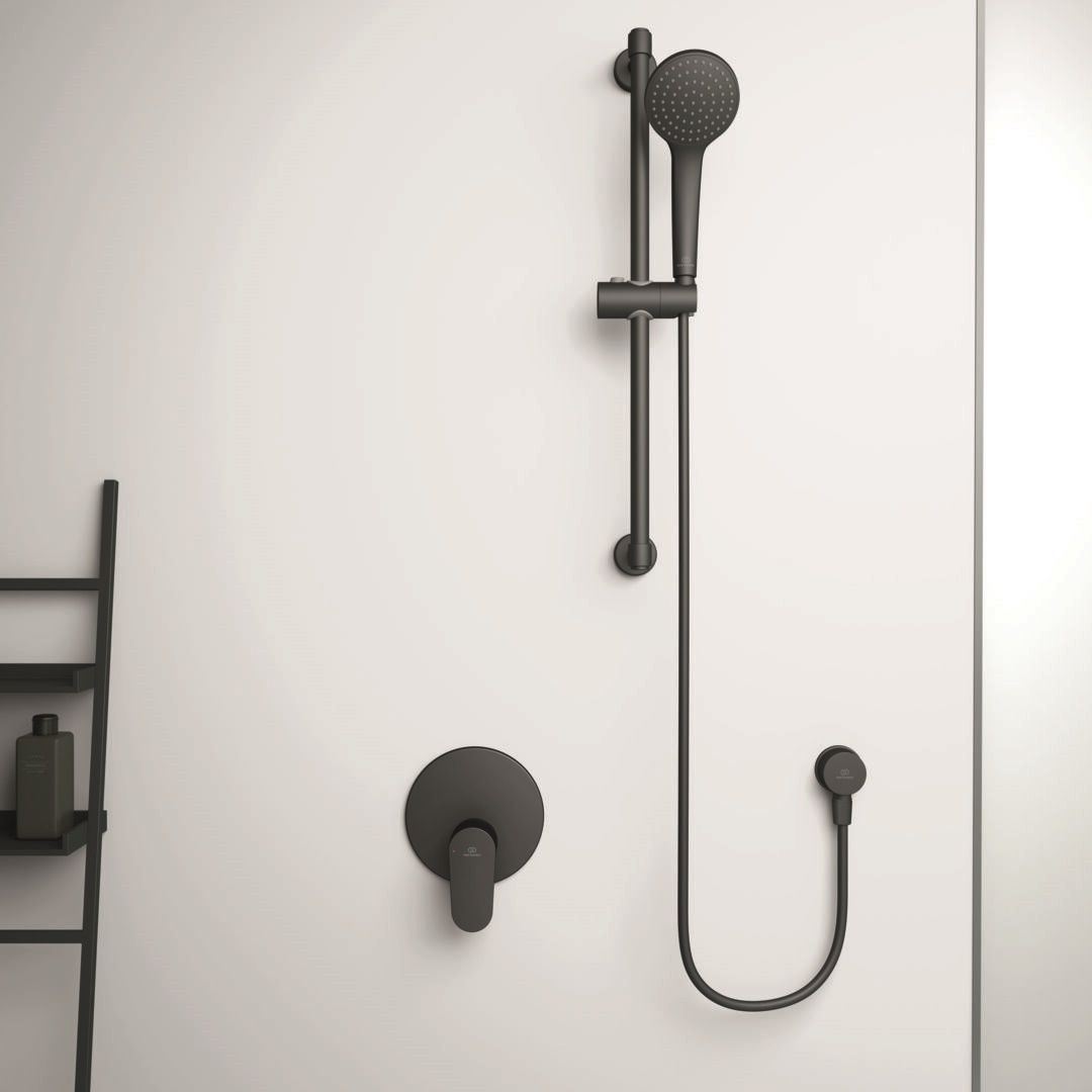 Ideal Standard Zásuvka Idealrain, hodvábne čierna BC808XG - galéria #1