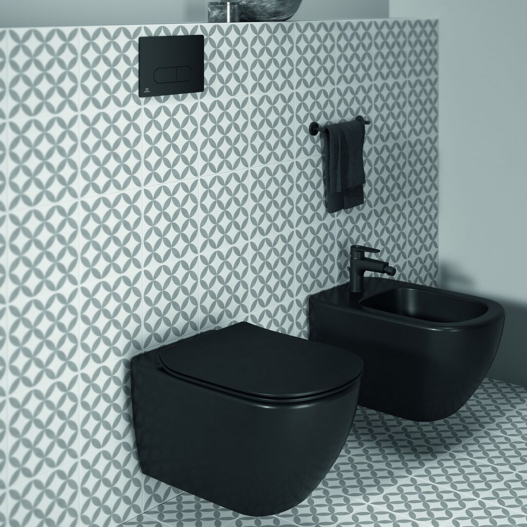 Ideal Standard Tesi WC s AquaBlade, čierna matná T0079V3 - galéria #3