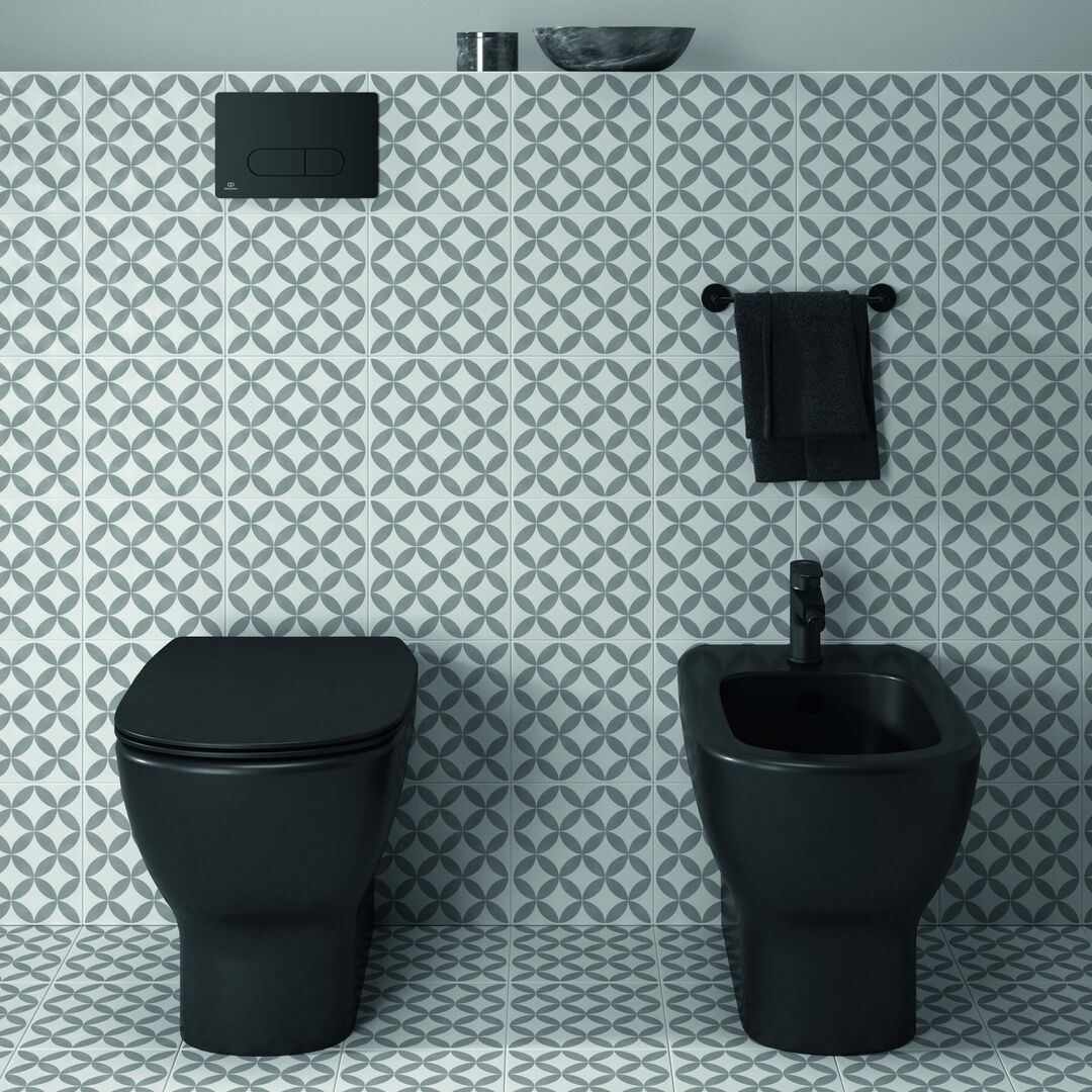 Ideal Standard Tesi Stojaci bidet, matná čierna T3540V3 - galéria #3