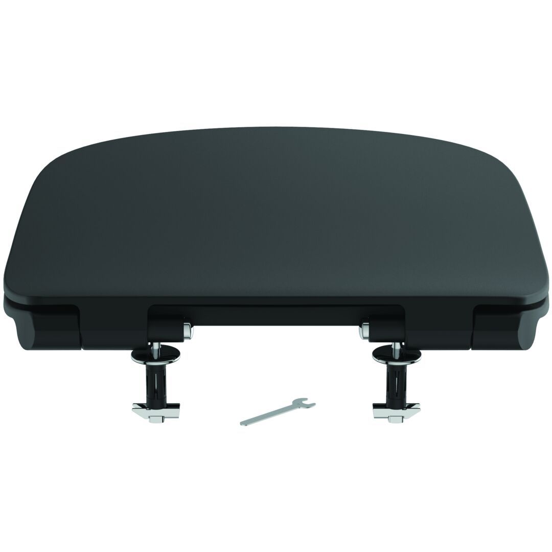 Ideal Standard Záchodová doska Tesi so systémom SoftClose, matná čierna T3527V3 - galéria #2