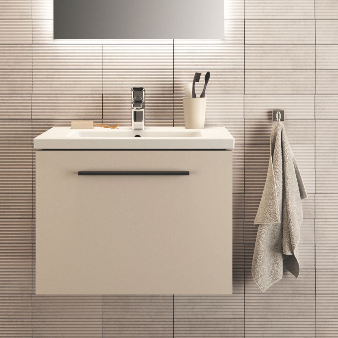 Ideal Standard i.Life S Skrinka pod umývadlo 60 cm, 1 zásuvka, pieskový mat T5292NF - galéria #1