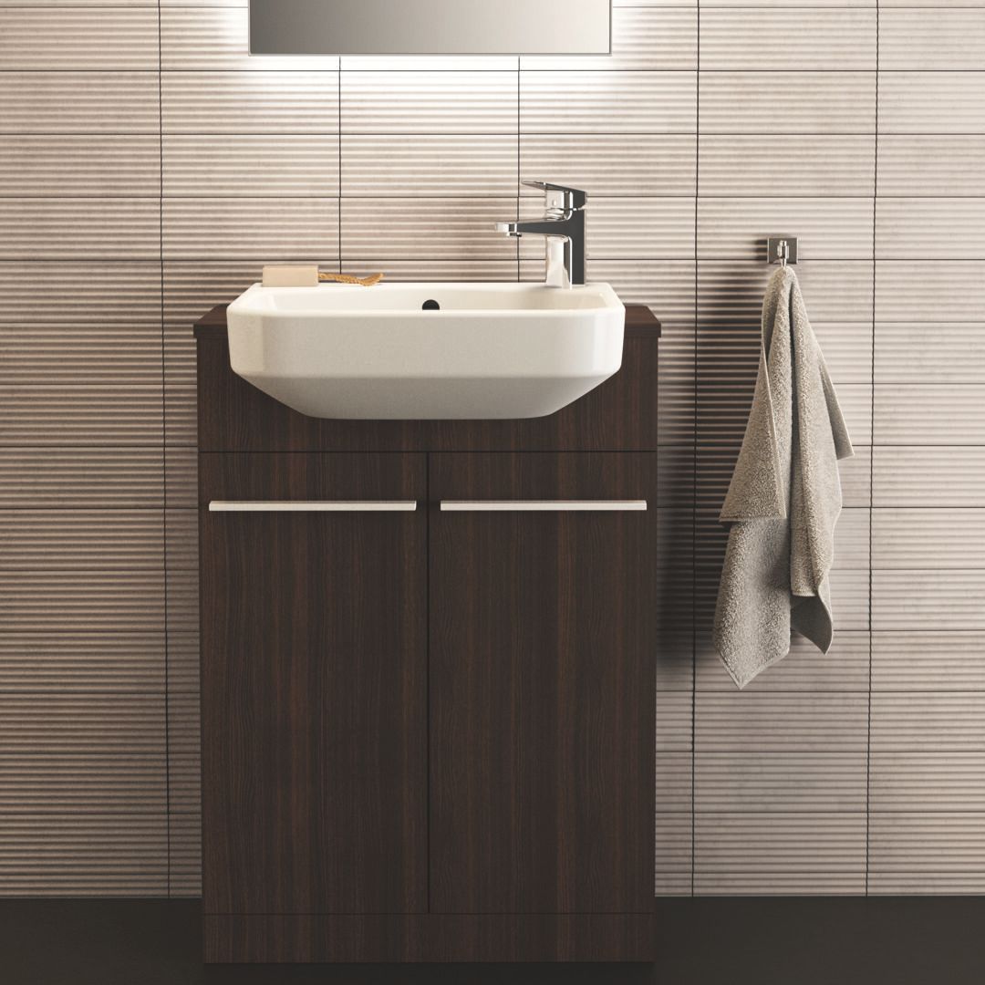 Ideal Standard i.Life Polozápustné umývadlo 50 x 36 cm s otvorom vpravo, biele T458801 - galéria #2