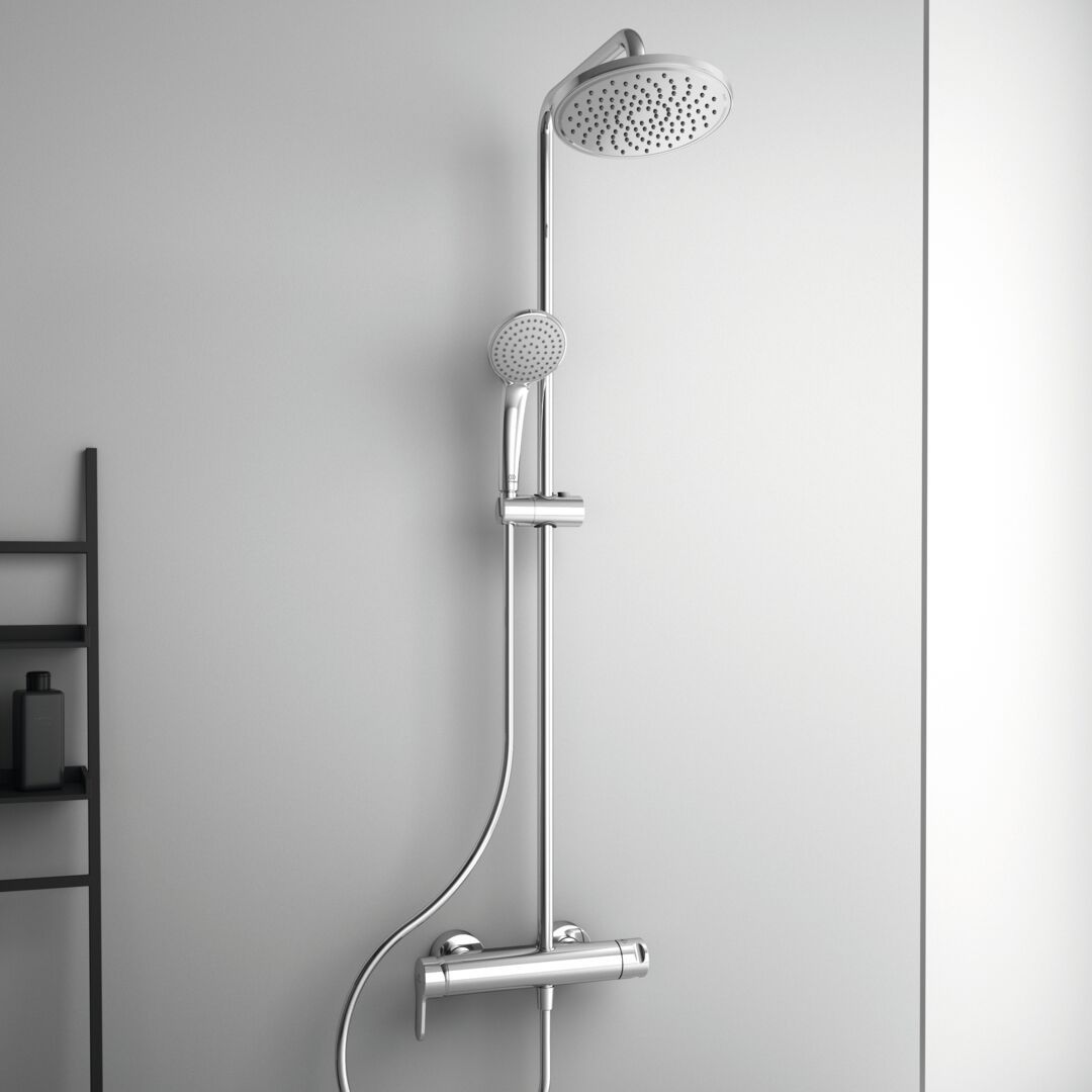 Ideal Standard Cerafine O Sprchový systém s batériou, chróm BC750AA - galéria #2