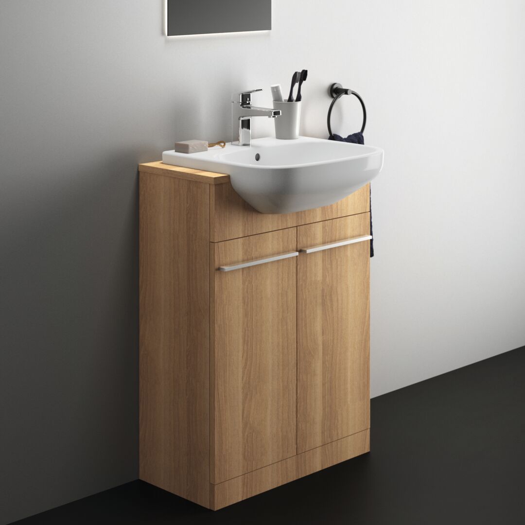 Ideal Standard i.Life A Polozápustné umývadlo 50 cm s otvorom, biele T451701 - galéria #3