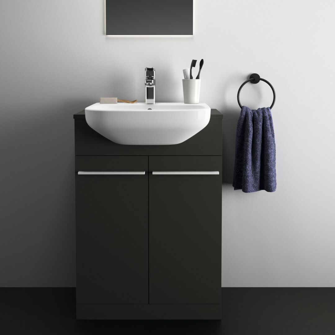 Ideal Standard i.Life A Polozápustné umývadlo 50 cm s otvorom, biele T451701 - galéria #2