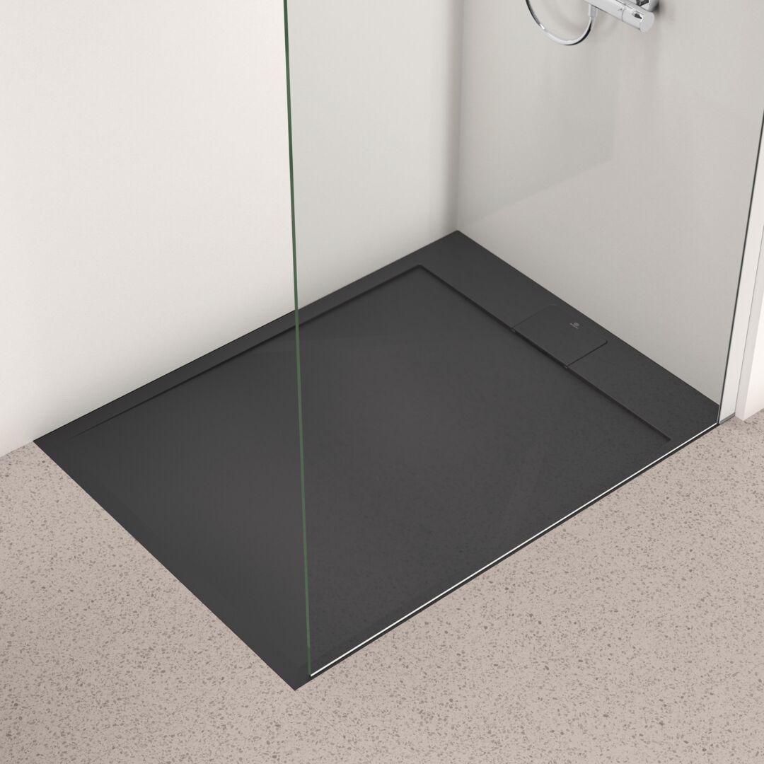 Ideal Standard i.Life Sprchová vanička 120 x 90 cm, hranatá čierna T5221FV - galéria #3
