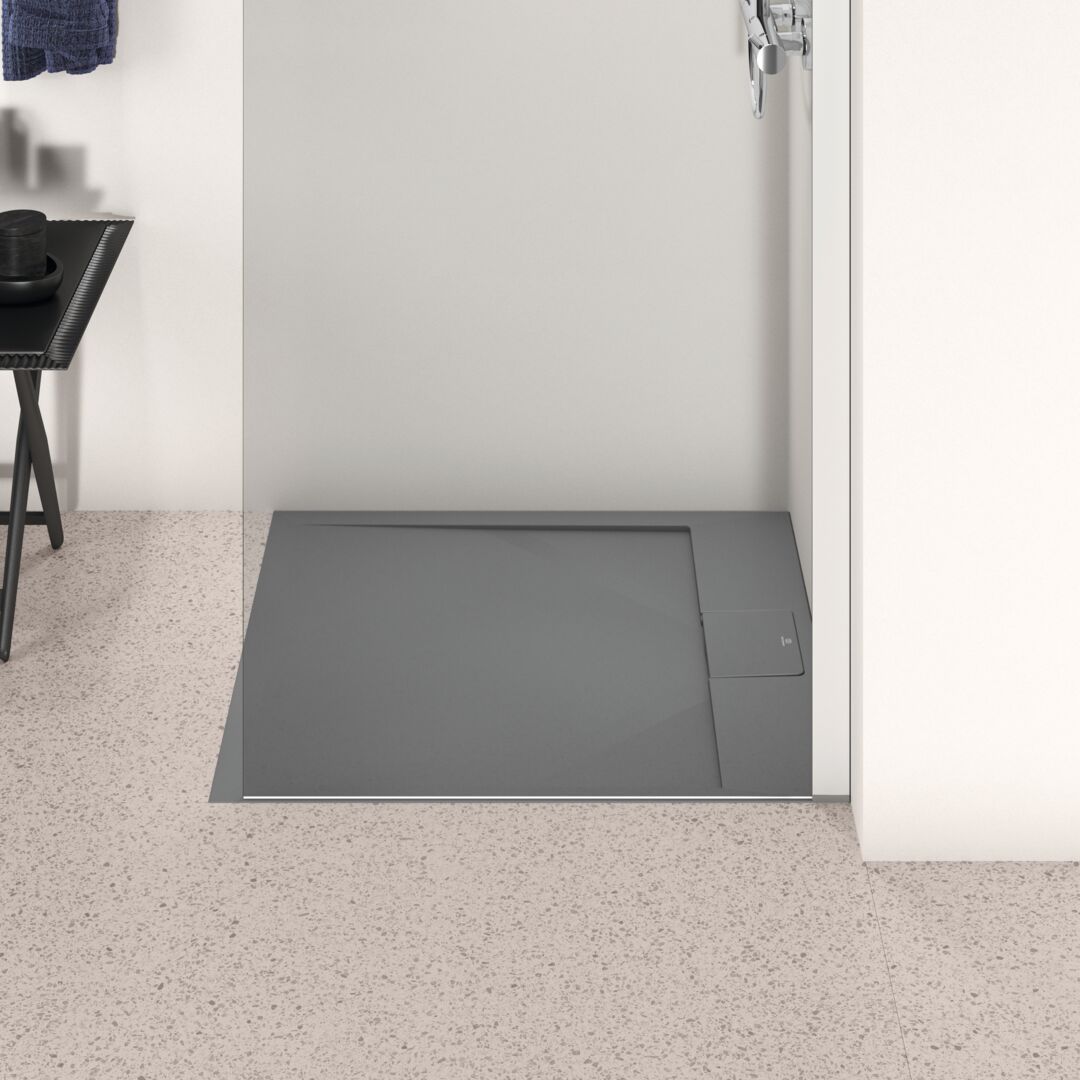 Ideal Standard i.Life Sprchová vanička 80 x 80 cm, betónová sivá T5229FS - galéria #3