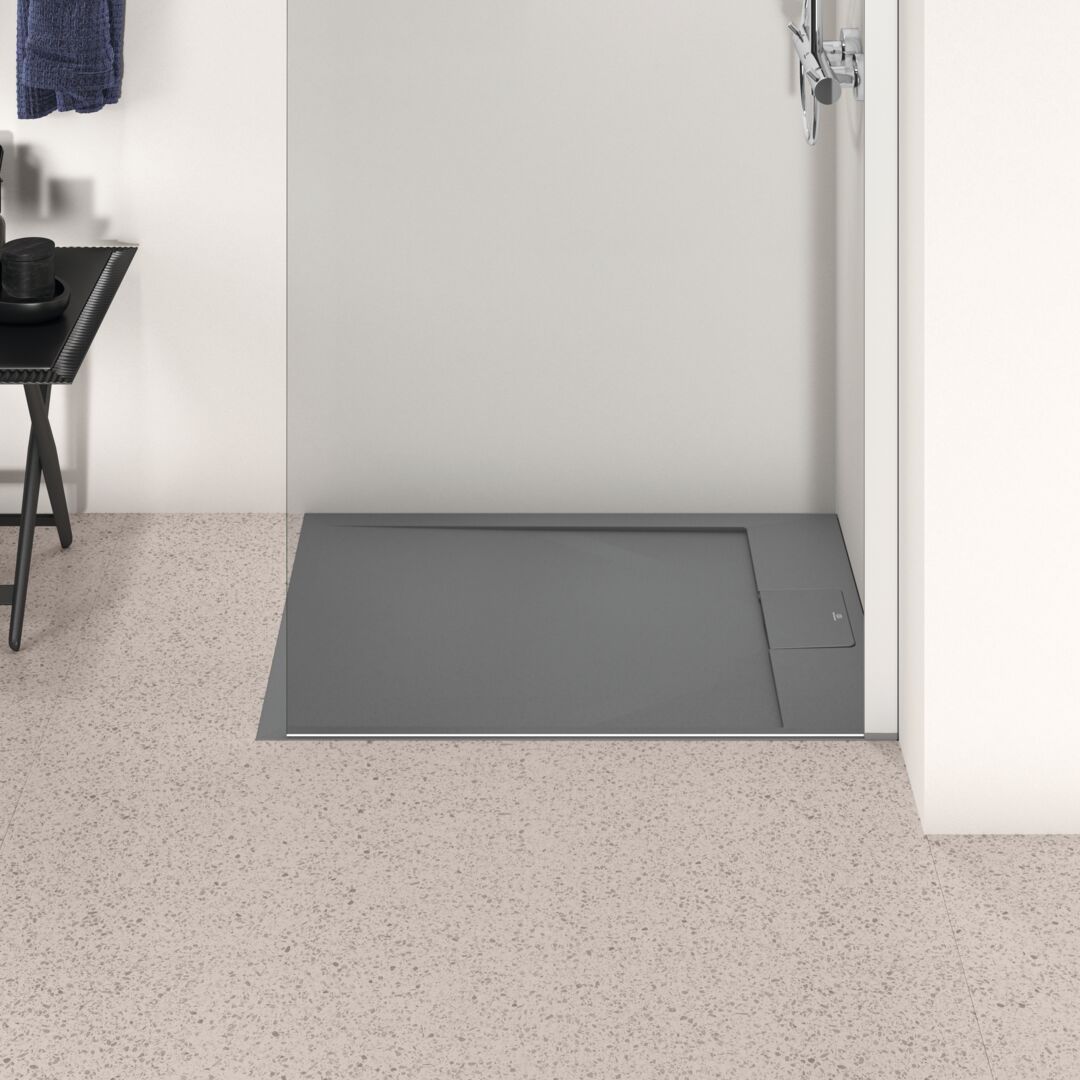 Ideal Standard i.Life Sprchová vanička liata 90 x 70 cm, betónová sivá T5237FS - galéria #3