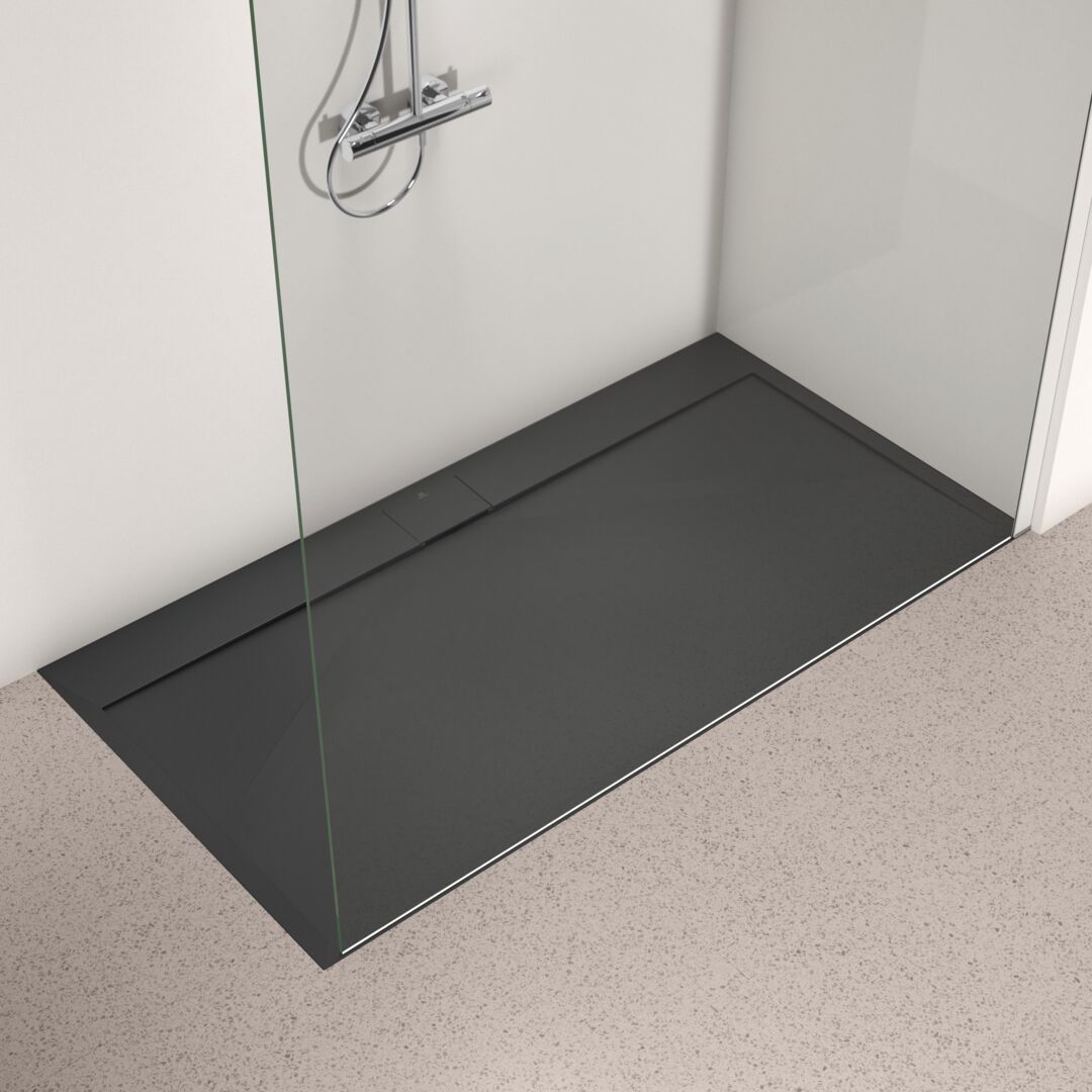 Ideal Standard i.Life Sprchová vanička 170 x 90 cm, hranatá čierna T5239FV - galéria #3