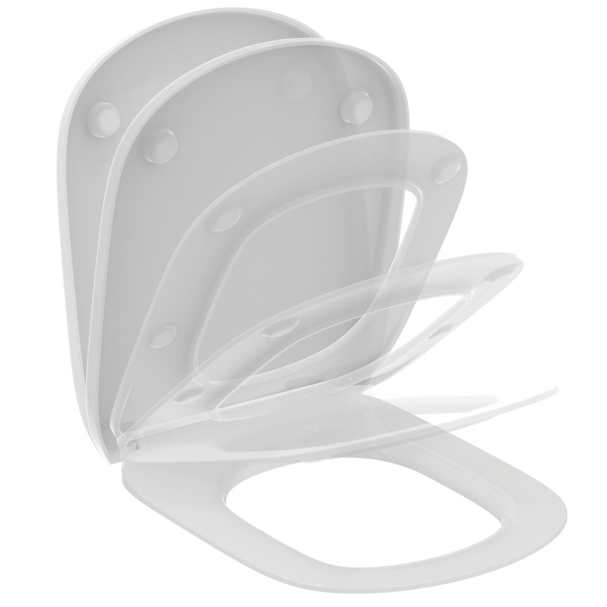 Ideal Standard Tesi Záchodová doska Softclose, biele T552401 - galéria #5