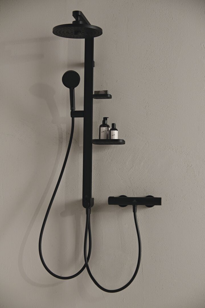 Ideal Standard Hlavová sprcha ALU+ Idealrain, zamatovo čierna BD581XG - galéria #2