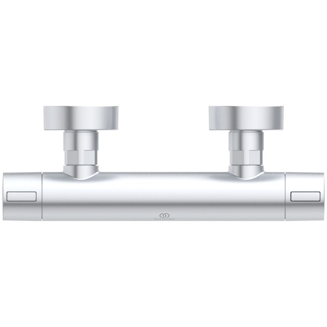 Ideal Standard Ceratherm ALU+ sprchová termostatická batéria, strieborná BD582SI - galéria #1