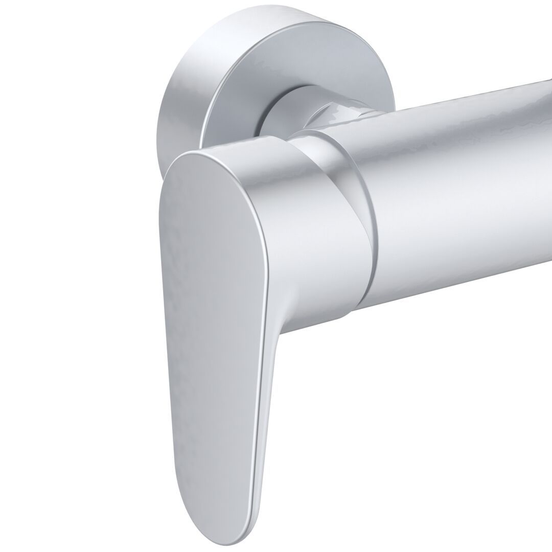 Ideal Standard ALU+ Sprchový systém Ceraflow s nástennou pákovou sprchovou batériou, strieborná BD584SI - galéria #4
