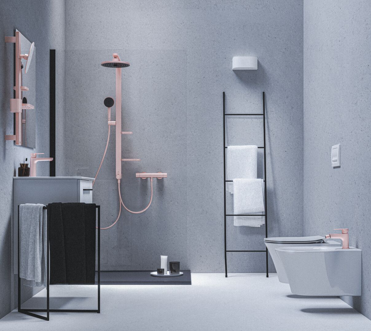 Ideal Standard ALU+ Kozmetické zrkadlo S, ružové BD589RO - galéria #2
