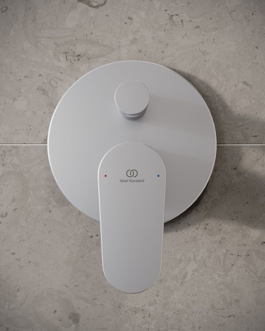 Ideal Standard Cerafine O Jednopáková umývadlová batéria s telesom, 2 vývody, strieborná A7193SI - galéria #1