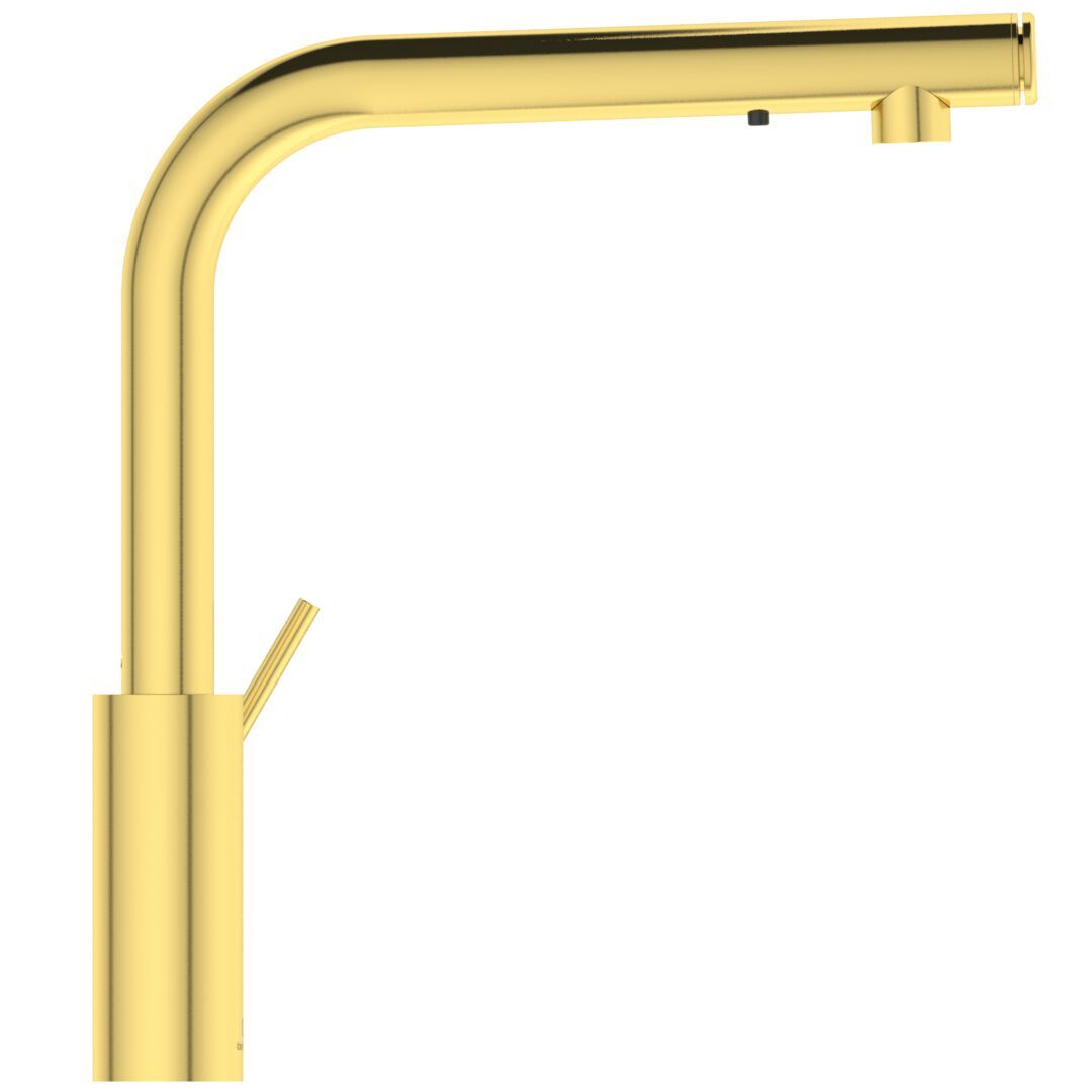 Ideal Standard Gusto Drezová batéria s integrovaným dávkovačom, brúsené zlato A7817A2 - galéria #1