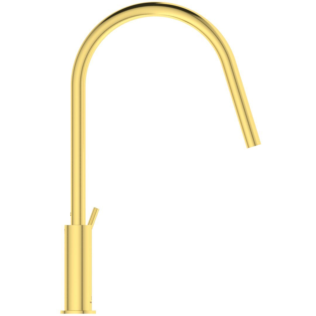 Ideal Standard Gusto Drezová batéria s reguláciou prietoku, brúsené zlato BD408A2 - galéria #1