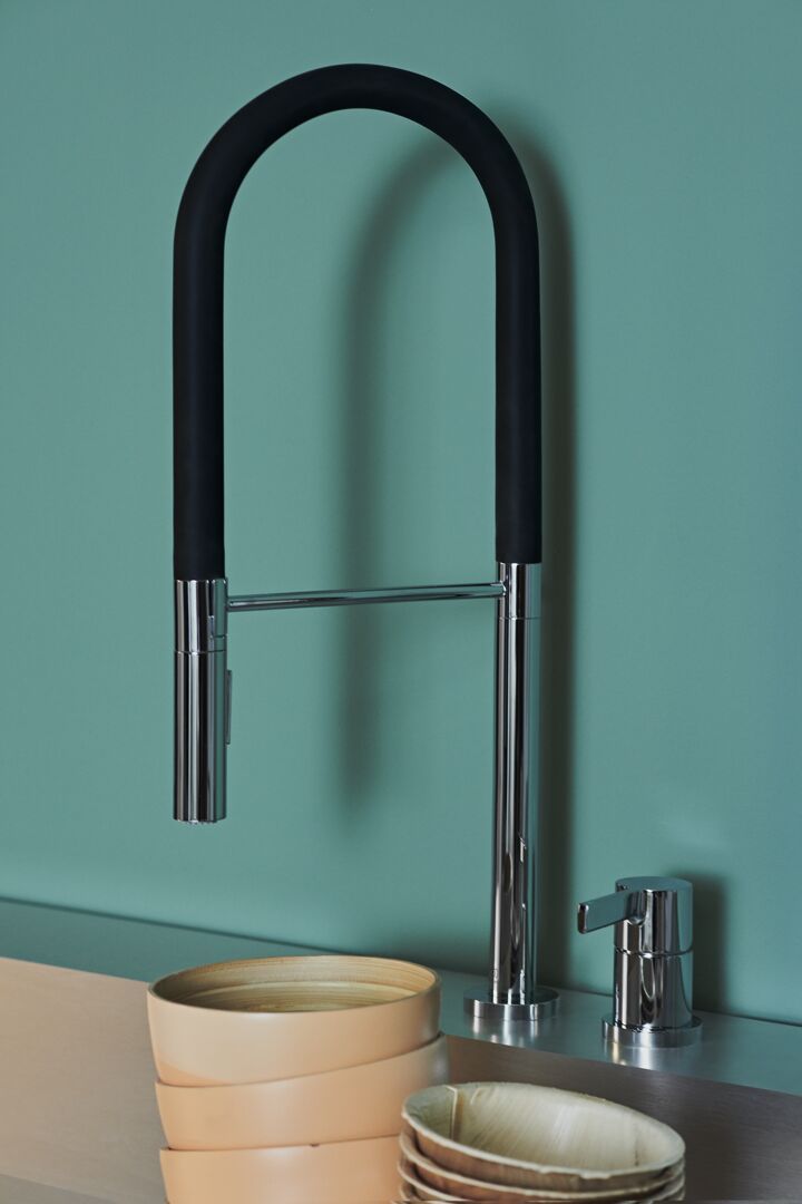 Ideal Standard Gusto Semi-Pro 2-otvorová drezová batéria so sprchou, 2jet - chróm BD425AA - galéria #3