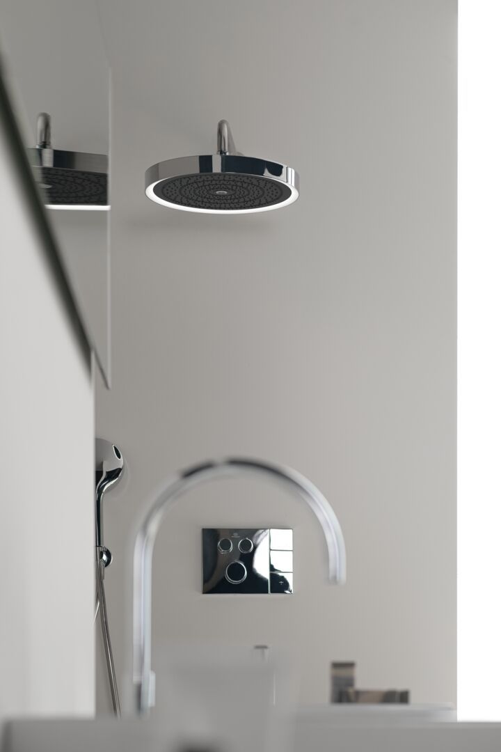 Ideal Standard Idealrain Hlavová sprcha Solos 33 cm s LED svetlom, ramenom a diaľkovým ovládaním, chróm A7890AA - galéria #2