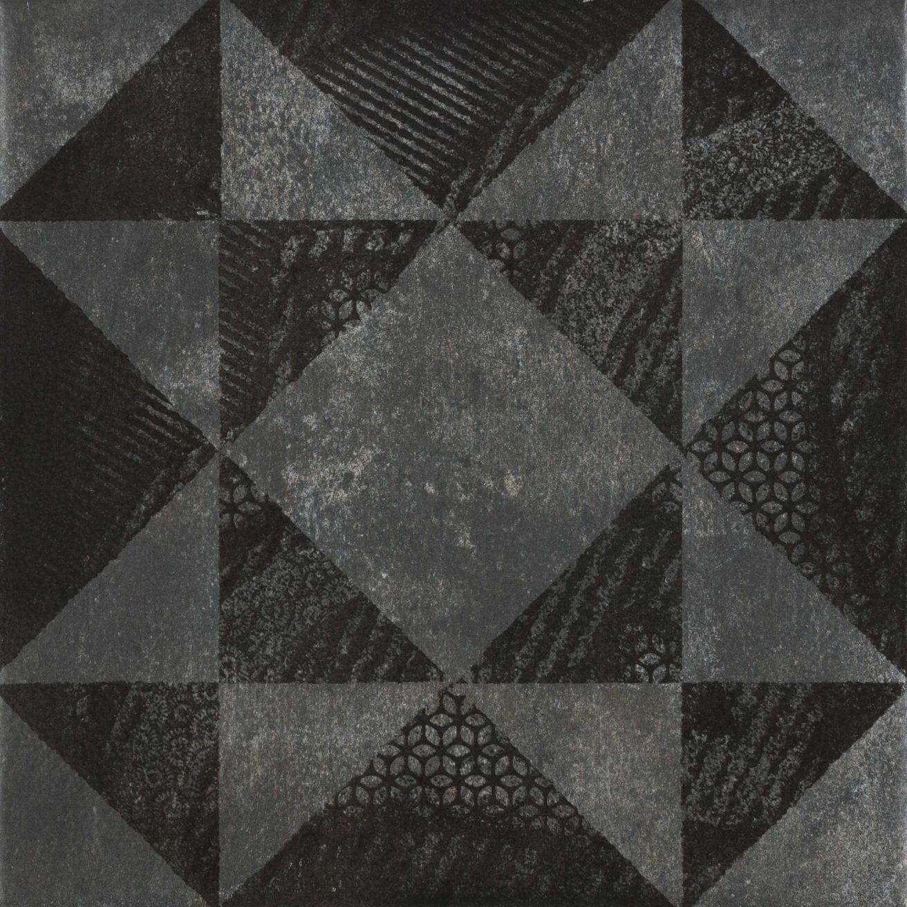 EBS Terracina dekor 22,3x22,3 black - galéria #4