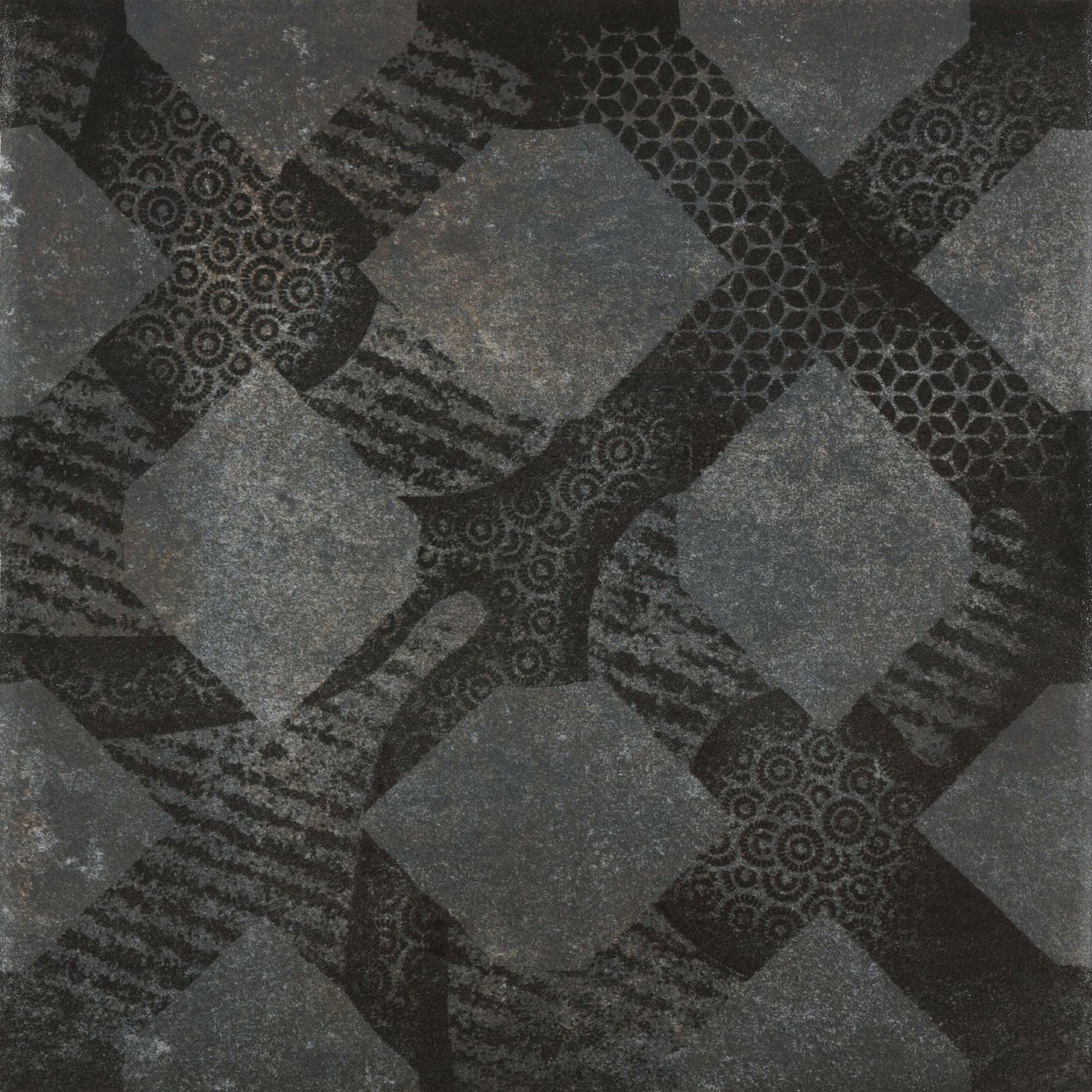 EBS Terracina dekor 22,3x22,3 black - galéria #10