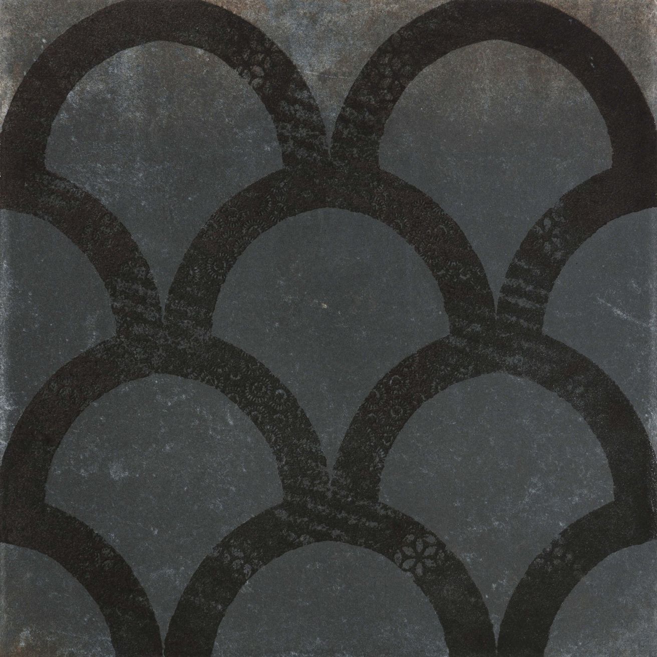 EBS Terracina dekor 22,3x22,3 black - galéria #2