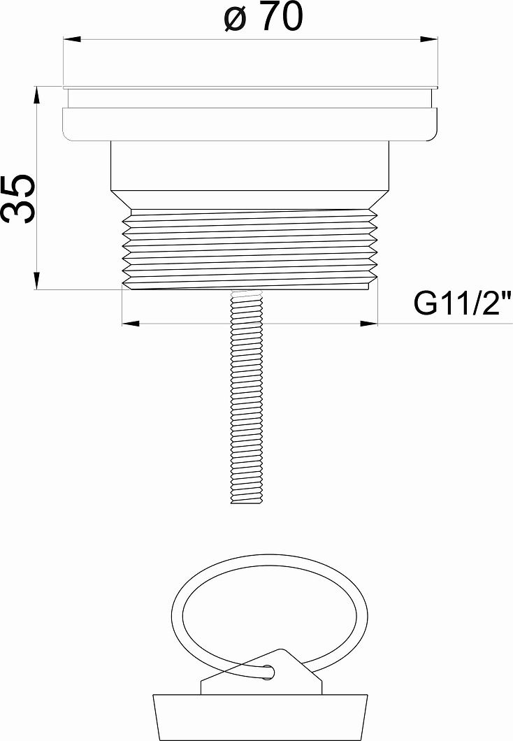 Novaservis Uzáver drezu 6/4" 449,P - galéria #1