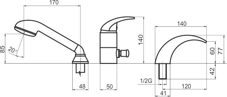 Novaservis Metalia 55 Vaňová batéria, chróm 55047,0 - galéria #1
