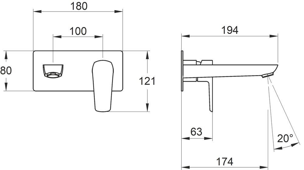 Novaservis Metalia 58 Umývadlová batéria, čierna matná 58200,5 - galéria #1