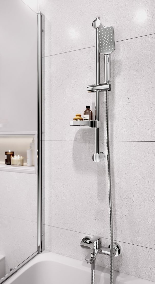 Novaservis Metalia 54 Nástenná vaňová batéria s ECO súpravou, chróm 54020,0 - galéria #1