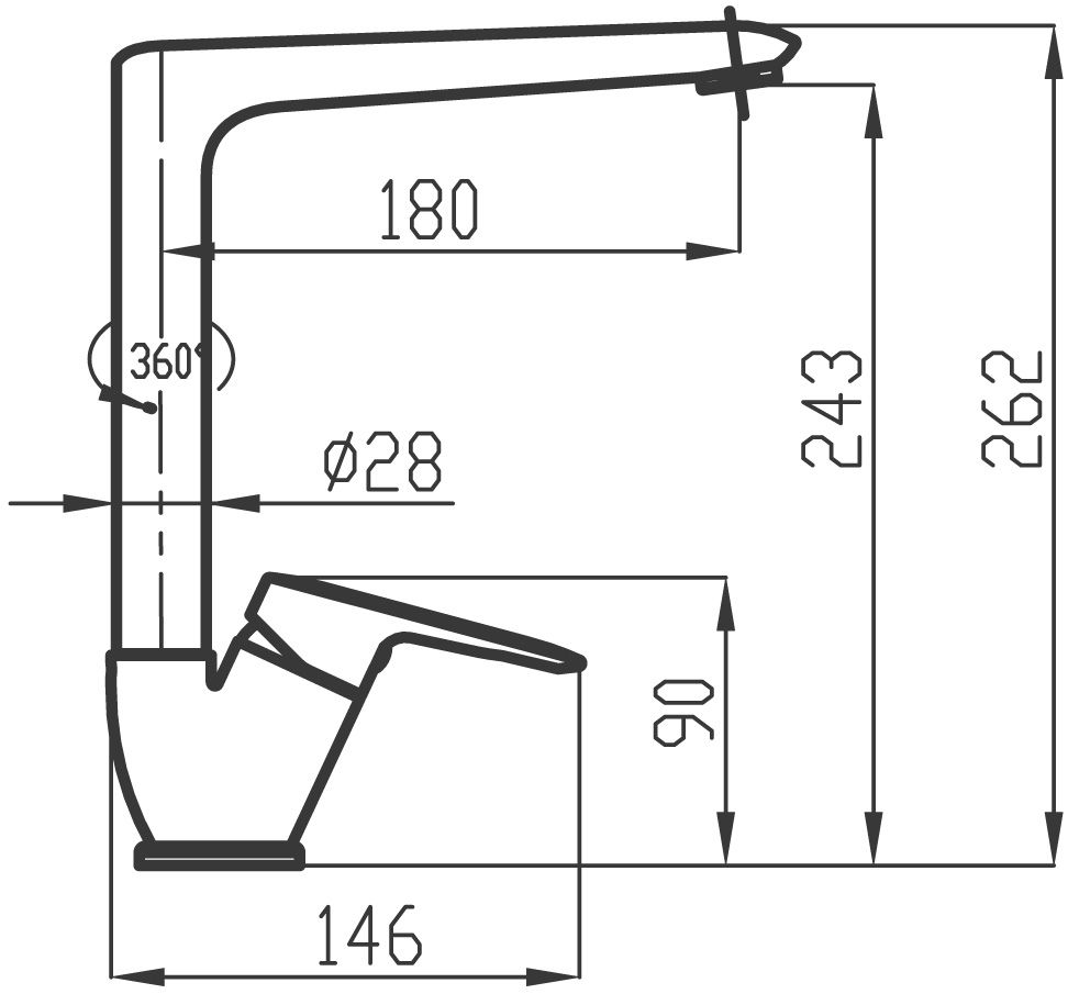 Novaservis Metalia 54 Umývadlová batéria ECO, chróm 54014,0E - galéria #1