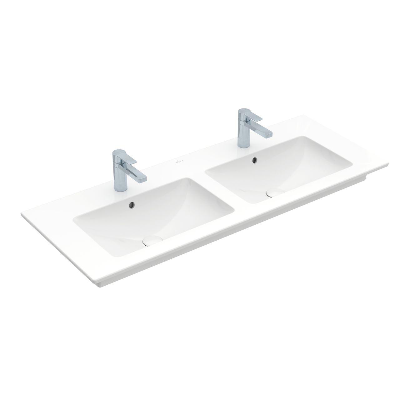 Villeroy &amp; Boch Venticello Dvojité umývadlo 130x50 cm, alpská biela 4111DL01