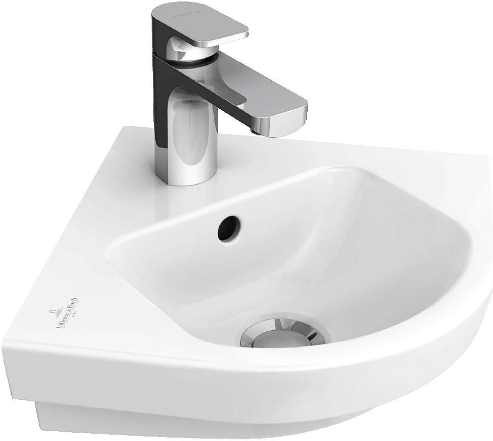 Villeroy&amp;Boch Subway 2.0 Rohové umývadlo 32 x 32 cm, biele 73194501