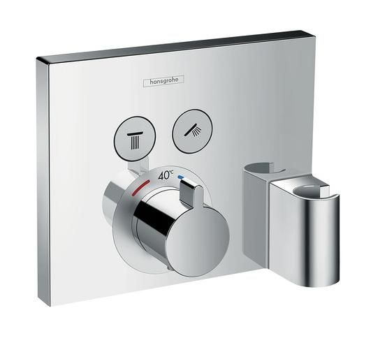 Hansgrohe Select Dvojcestná termoregulačná batéria s držiakom, bez telesa 15765000