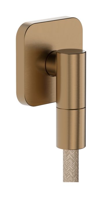 Hansgrohe FixFit Fine Q Podomietkový vývod hadice, kartáčovaný bronz 28884140