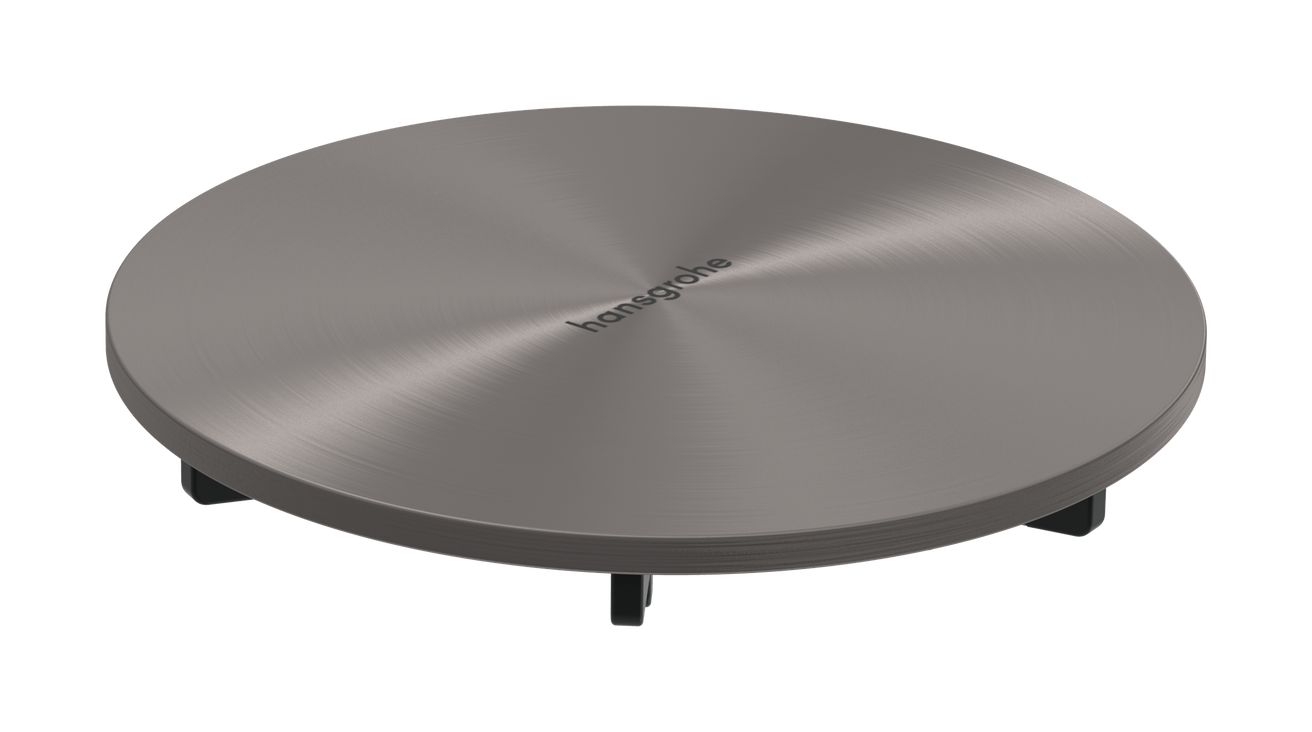 Hansgrohe RainDrain Staro Krytka sifónu vaničky, kartáčovaný čierny chróm 60058340