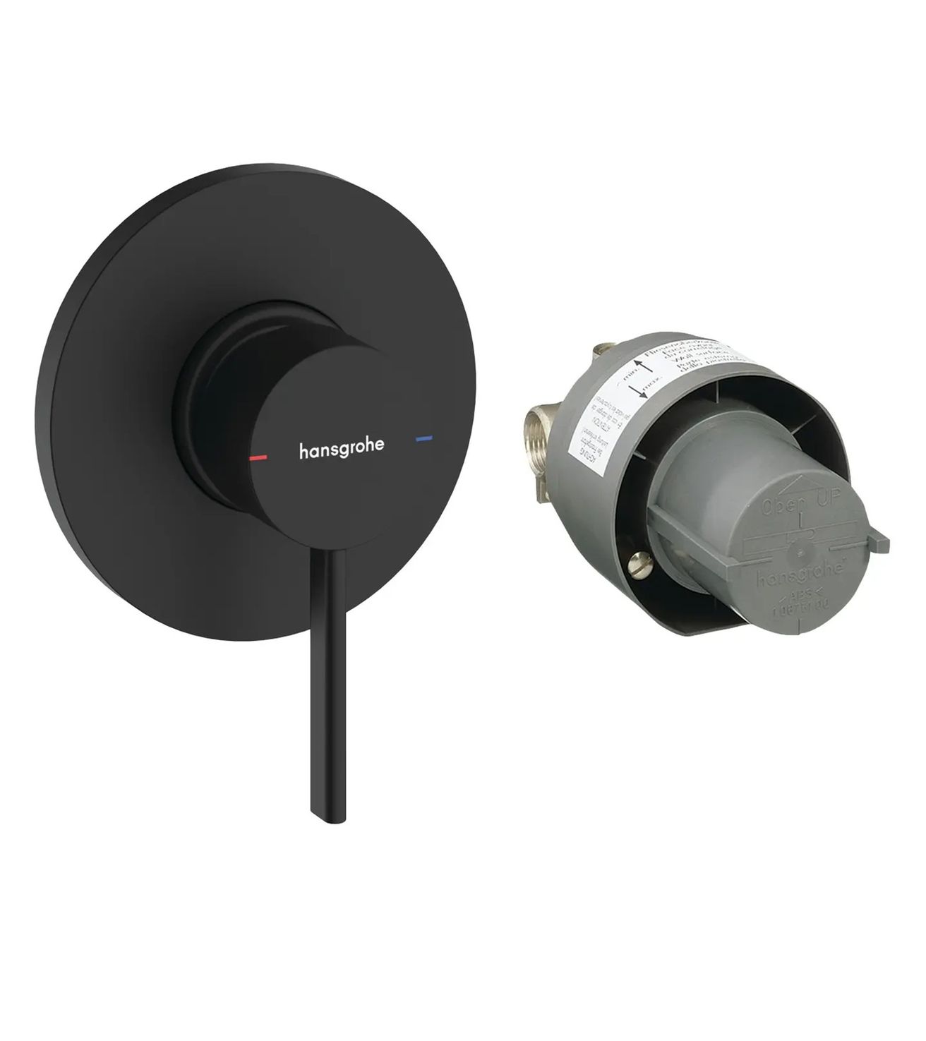 Hansgrohe Zesis S Sprchová podomítková baterie, černá mat 74618670