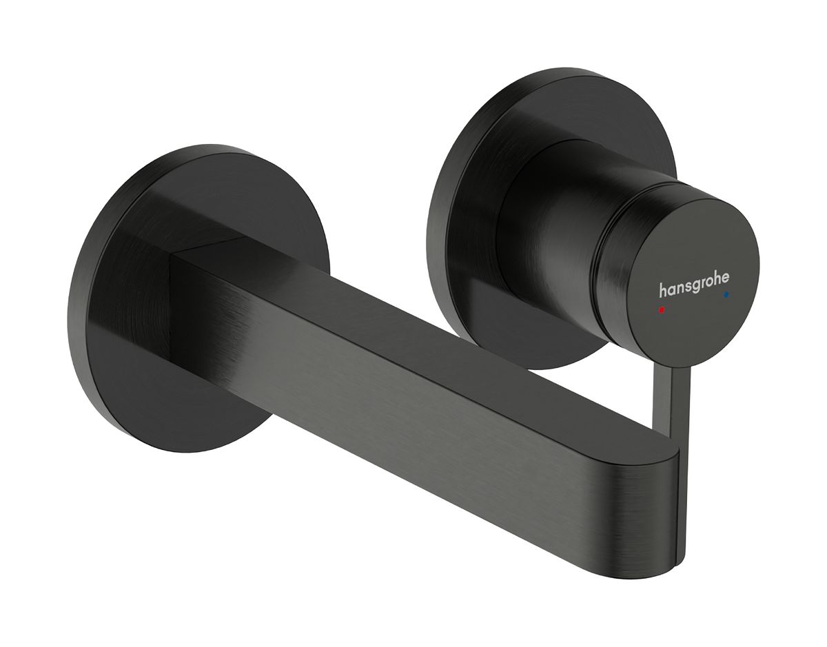 Hansgrohe Finoris Umývadlová batéria pod omietku, kartáčovaný čierny chróm 76051340