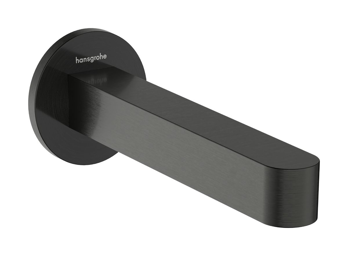 Hansgrohe Finoris Vaňový výtok, kartáčovaný čierny chróm 76410340