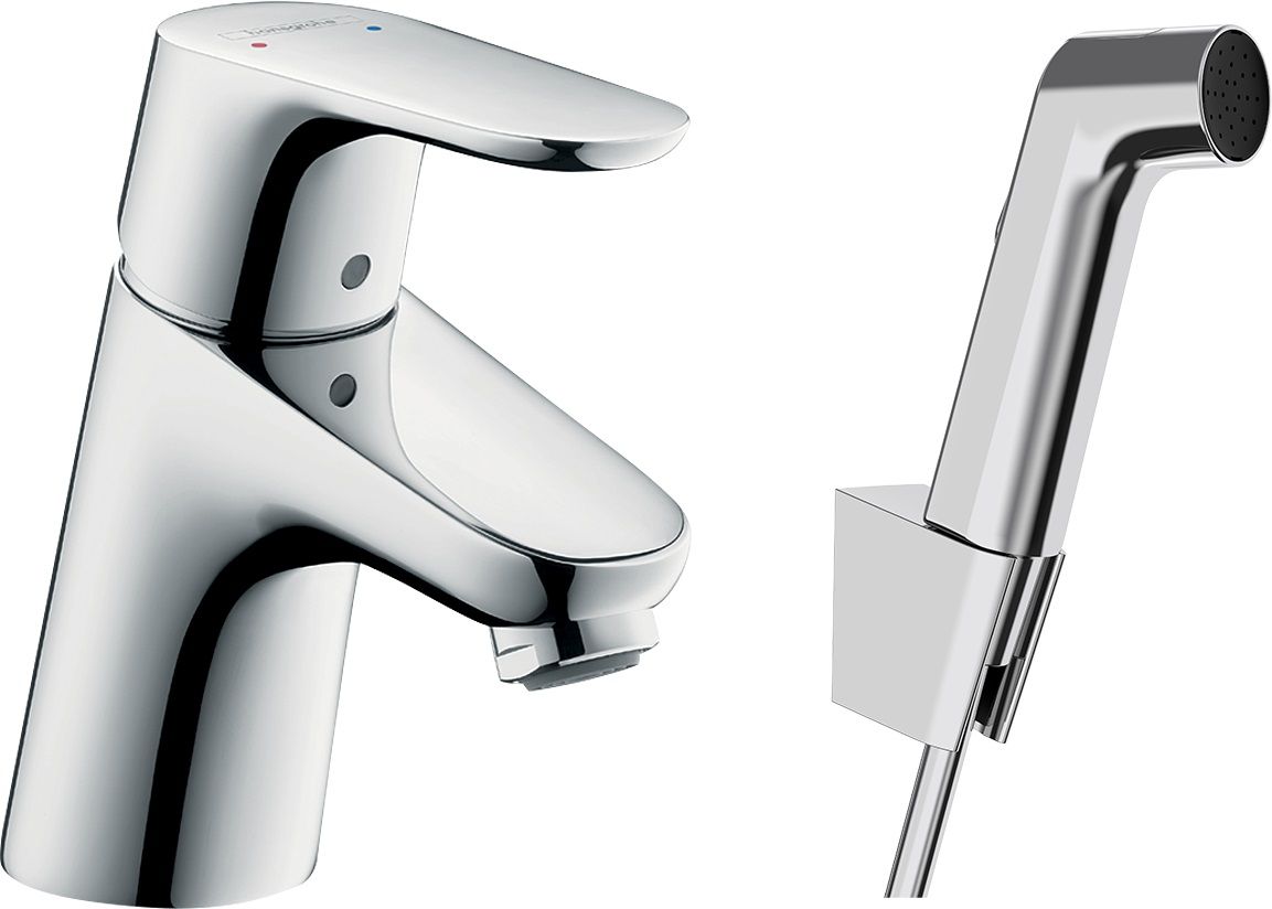 Hansgrohe Focus Umývadlová batéria s ručnou sprchou Bidette 31926000 - galéria #1