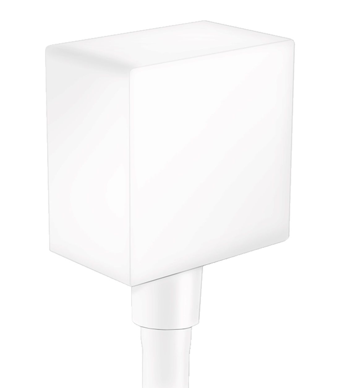 Hansgrohe FixFit hadicová spojka so spätným ventilom, biela matná 26455700