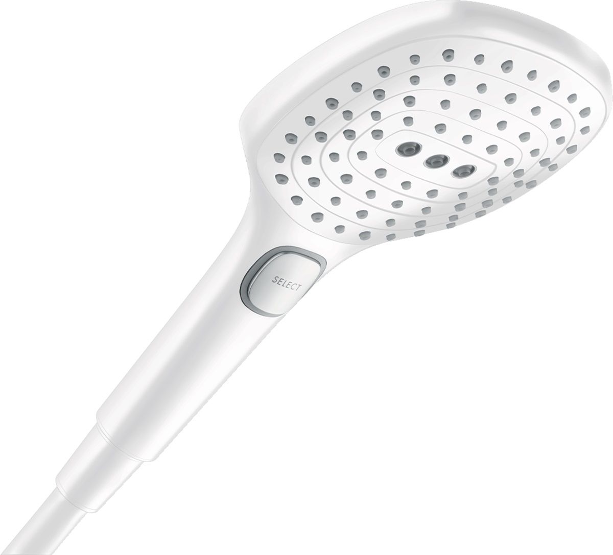 Hansgrohe Raindance Select E Ručná sprcha 12 cm, biela matná 26520700