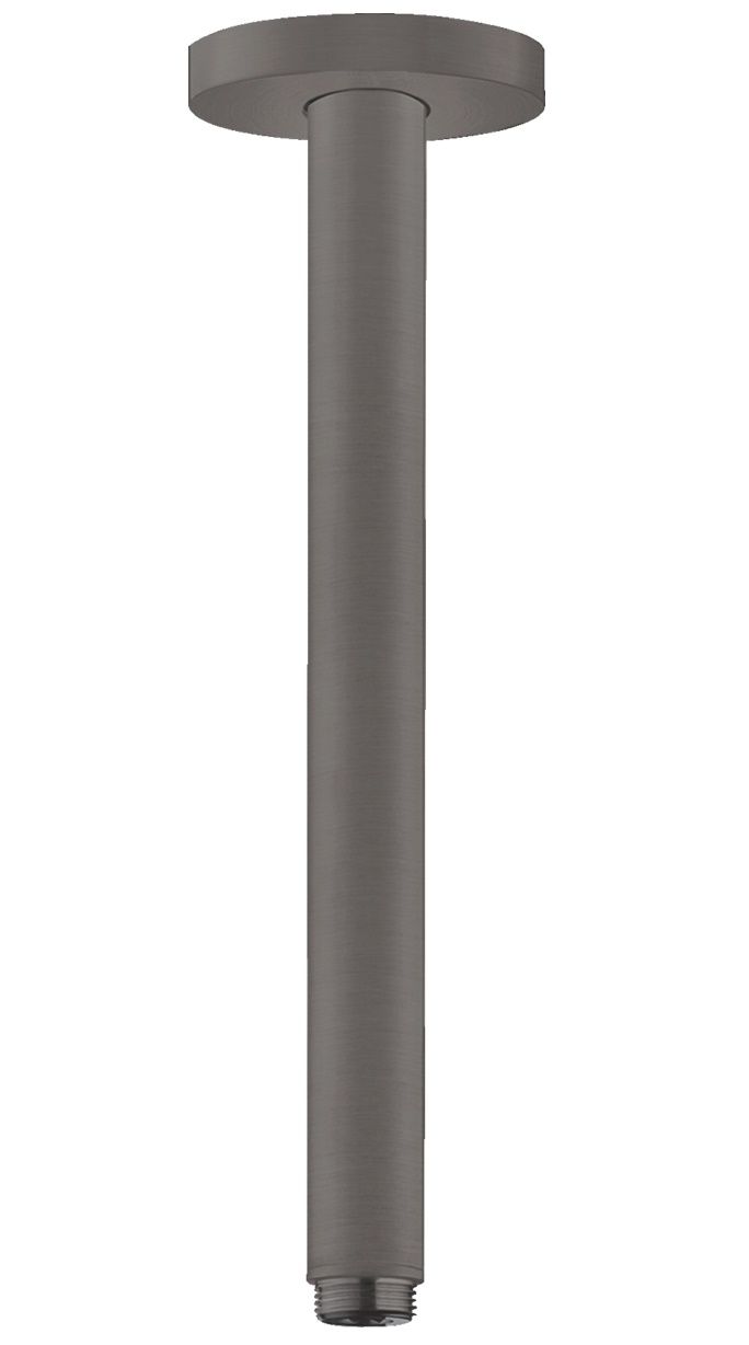Hansgrohe Stropné rameno 30 cm, brúsený čierny chróm 27389340
