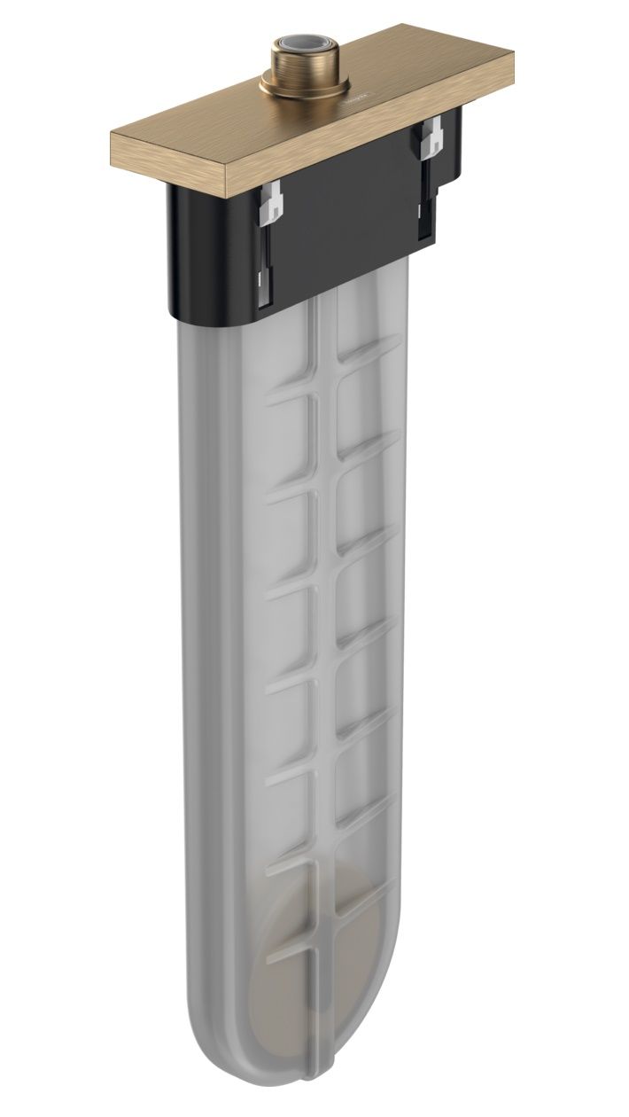 Hansgrohe sBox pre vaňu, horná súprava brúsený bronz 28010140