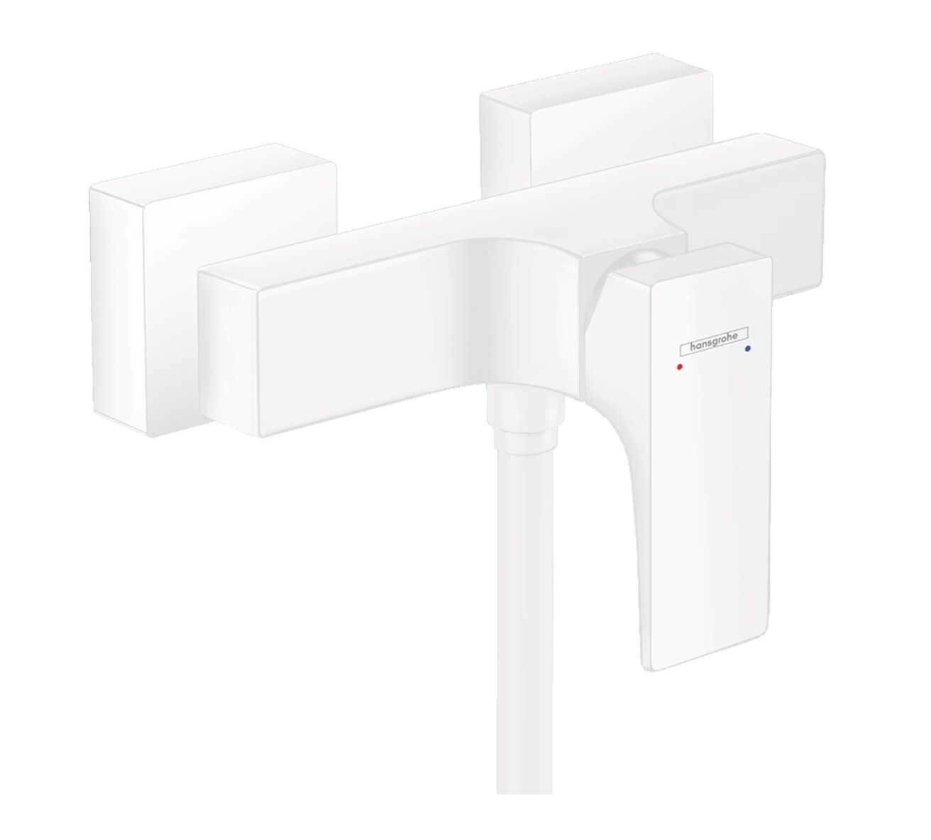 Hansgrohe Nástenná sprchová batéria Metropol, matná biela 32560700