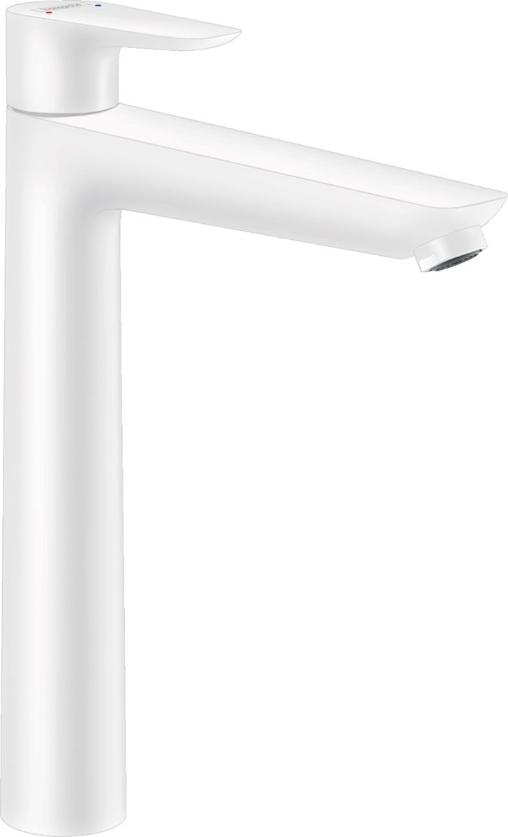 Hansgrohe Talis E Páková umývadlová batéria s odtokovou súpravou s vyťahovacou rukoväťou, matná biela, 71716700